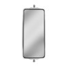 60026-UP 7" X 16" 430 STAINLESS STEEL WEST COAST STYLE MIRROR - HEATED