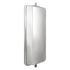 60028-UP 7" X 16" 430 STAINLESS STEEL WEST COAST STYLE MIRROR - NON HEATED