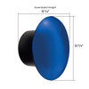 AERO FULL-MOON REAR AXLE COVER KIT - BLUE
