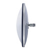 60009-UP 8-1/2" 430 Stainless Steel 150R Convex Mirror