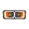 31157-UP HIGH POWER LED "BLACKOUT" PROJECTION HEADLIGHT WITH LED TURN SIGNAL & POSITION LIGHT BAR - PASSENGER