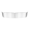 28013-UP 13-1/2" STAINLESS CURVED DROP VISOR FOR 1995-2006 KENWORTH W900