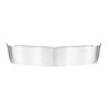 28013-UP 13-1/2" STAINLESS CURVED DROP VISOR FOR 1995-2006 KENWORTH W900