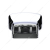 41529-UP CHROME STEERING COLUMN COVER FOR KENWORTH W900 (2007-2024) AND T800 (2007-2024)