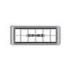 41017-UP CHROME PLASTIC A/C VENT FOR 2001 & EARLIER KENWORTH -CENTER