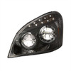 35833-UP BLACK LED HEADLIGHT FOR 2008-2017 FREIGHTLINER CASCADIA - DRIVER