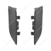 42525-UP BLACK TOW HOOK ACCESS COVERS FOR 2018-2024 FREIGHTLINER CASCADIA (PAIR)