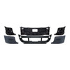 21947-UP COMPLETE 3-PIECE FRONT BUMPER SET WITHOUT FOG LIGHT HOLE FOR 2008-2017 FREIGHTLINER CASCADIA