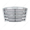 42475-UP CHROME GRILLE WITH BUG SCREEN FOR 2018-2024 FREIGHTLINER CASCADIA