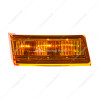 36002-UP 6 LED AMBER TURN SIGNAL LIGHT FOR 2018-2024 FREIGHTLINER CASCADIA - DRIVER