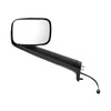 42844-UP CHROME HOOD MIRROR WITH HEATED LENS FOR 2018-2024 FREIGHTLINER CASCADIA - DRIVER