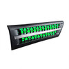 42868-UP HOOD AIR INTAKE GRILLE WITH GREEN LED FOR 2018-2024 FREIGHTLINER CASCADIA 126 - PASSENGER