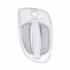 42094-UP CHROME PLASTIC EXTERIOR DOOR HANDLE COVER FOR FREIGHTLINER CASCADIA (2008-2017) AND M2 (2004+) - PASSENGER