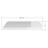29099-UP STAINLESS 6" CHOPPED WINDOW TRIM FOR 2008-2017 FREIGHTLINER CASCADIA