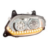 35733-UP CHROME 17 LED HEADLIGHT FOR 2018-2024 INTERNATIONAL LT - DRIVER