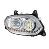 35734-UP CHROME 17 LED HEADLIGHT FOR 2018-2024 INTERNATIONAL LT - PASSENGER