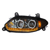 35735-UP BLACK 17 LED HEADLIGHT FOR 2018-2024 INTERNATIONAL LT - DRIVER