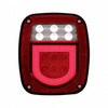 36910-UP LED GloLight Universal Combination Tail Light Without License Light (Card)