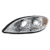 35867-UP CHROME LED HEADLIGHT FOR 2006-2017 INTERNATIONAL PROSTAR - DRIVER