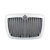 21109-UP CHROME GRILLE WITH STRAIGHT VERTICAL BARS & BUG SCREEN FOR 2006-2017 INTERNATIONAL PROSTAR