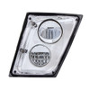 35905-UP 2 HIGH POWER LED CHROME DRIVING LIGHT & FOG LIGHT FOR 2003-2017 VOLVO VNL - DRIVER/LEFT