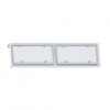 29066-UP STAINLESS 2 LICENSE PLATE HOLDER FOR 2003+ VOLVO VN