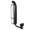 42830-UP BLACK HEATED MIRROR ASSEMBLY FOR 2004-2012 VOLVO VNL - DRIVER