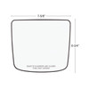 42834-UP AUXILIARY CONVEX MIRROR FOR 2004-2012 VOLVO VNL - HEATED