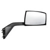 41696-UP CHROME HOOD MIRROR ASSEMBLY FOR 2004-2014 VOLVO VN/VNL - PASSENGER