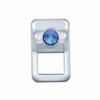 41653-UP SWITCH PLUG COVER FOR VOLVO - BLUE CRYSTAL