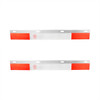 ALUMINUM STRAIGHT CONSPICUITY REFLECTOR TOP FLAP PLATE (PAIR)