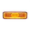 36010-UP 10 LED Rectangular Abyss Light (Clearance/Marker) - Amber LED/Amber Lens
