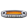 39298-UP 6 Amber LED Light (Clearance/Marker) With 6 White LED Side Ditch Light