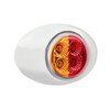 36029-UP 4 LED Double Fury Light (Clearance/Marker)-Amber & Red/Clear Lens