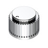 41078-UP Chrome Plastic 1" Diameter Control Knob