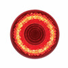 36525-UP 9 LED 2" Round Mirage Light (Clearance/Marker) - Red LED/Red Lens