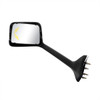 42252-UP Chrome Plastic Hood Mirror Assembly With Sequential LED Turn Signals For 2018-2024 International LT-Driver