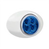 36026-UP 4 LED Double Fury Light (Clearance/Marker)-Amber & Blue LED/Clear Lens