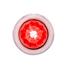 34848-UP 4 LED Dual Function 3/4" Mini Watermelon Light (Clearance/Marker) - Red LED/Red Lens