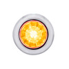 34849-UP 4 LED Dual Function 3/4" Mini Watermelon Light (Clearance/Marker) - Amber LED/Clear Lens
