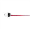 34850-UP 4 LED Dual Function 3/4" Mini Watermelon Light (Clearance/Marker) - Red LED/Clear Lens