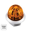 39235-UP 4 LED 1-1/8" Watermelon Double Fury Light With Clear Lens (Clearance/Marker) - Amber & White LED