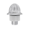 39235-UP 4 LED 1-1/8" Watermelon Double Fury Light With Clear Lens (Clearance/Marker) - Amber & White LED