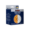 35954-UP 19 LED 4" Round Double Fury Light (Turn Signal) - Amber & White LED/Clear Lens