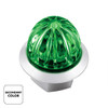 39237-UP 4 LED 1-1/8" Watermelon Double Fury Light With Clear Lens (Clearance/Marker) - Red & Green LED