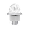 39239-UP 4 LED 1-1/8" Watermelon Double Fury Light With Clear Lens (Clearance/Marker) - Red & White LED
