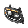 36069-UP Black LED 86 Headlight For 2018-2025 International LT Truck - Passenger