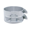 10319-UP 5" Stainless Butt Joint Exhaust clamp - Straight Bracket