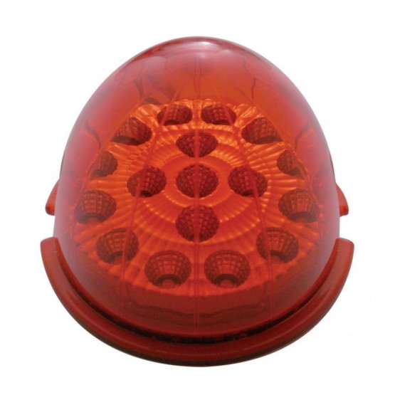 17 LED Watermelon Reflector Cab Light - Red LED/Red Lens