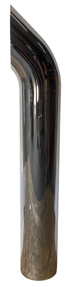 607A-048 Lincoln Chrome 7" West Coast Curve Exhaust Stack